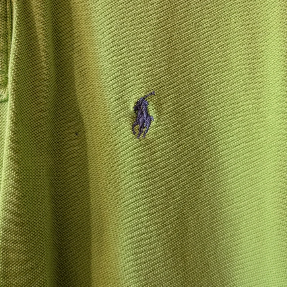 Ralph Lauren Men's Polo Shirt -Pink, Green, Blue With White Stripes Vintage - Picture 3 of 11